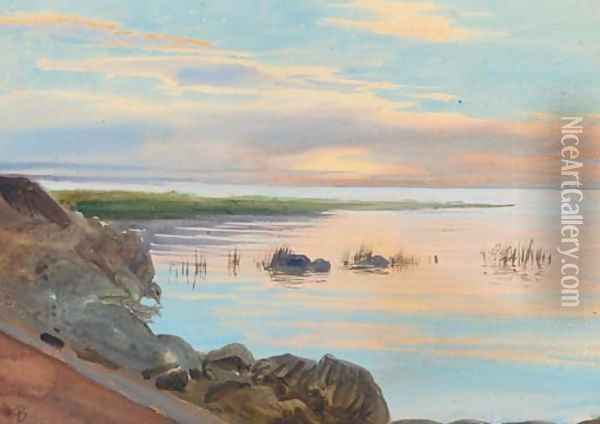 Landscape Oil Painting - Albert Nikolaevich Benois