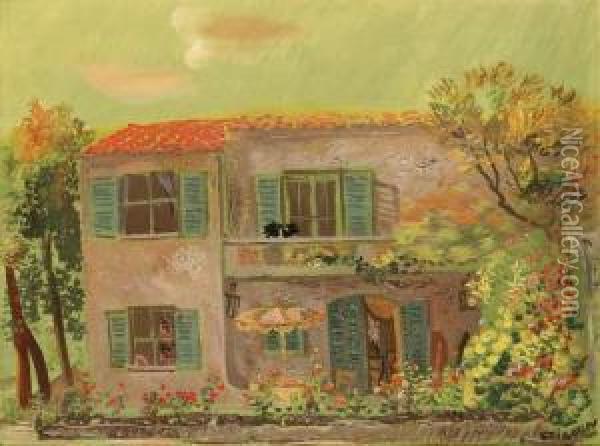The Country House Oil Painting - Dmitrievich Grigor'Ev Boris
