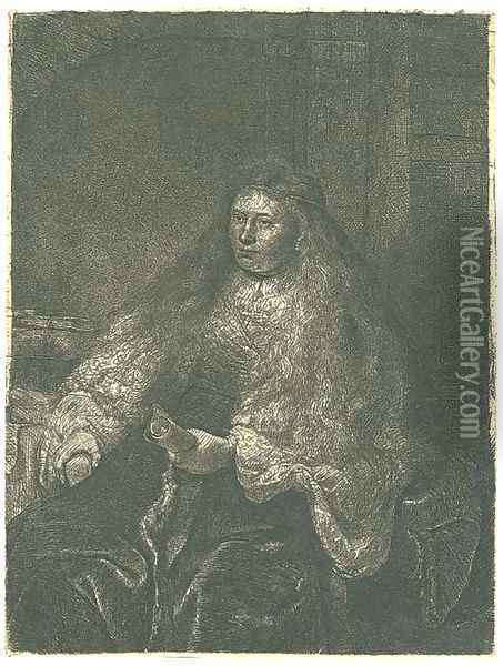 The great Jewish Bride 3 Oil Painting - Rembrandt Van Rijn
