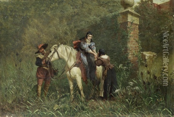 The Princess Oil Painting - Edgar Bundy