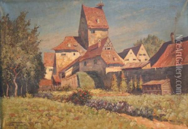 Munchen Oil Painting - Franz Frankl