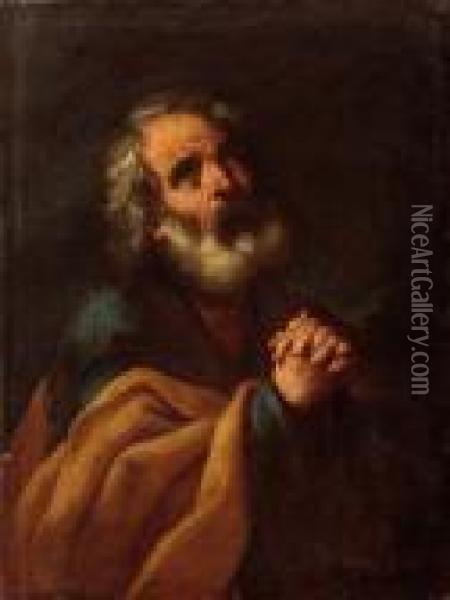 Pentimento Di San Pietro Oil Painting - Guido Reni
