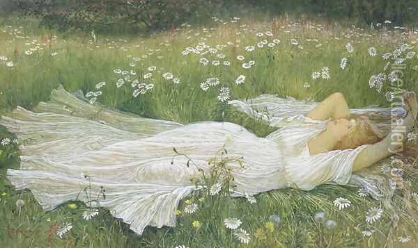 Summer, 1895 Oil Painting - Walter Crane