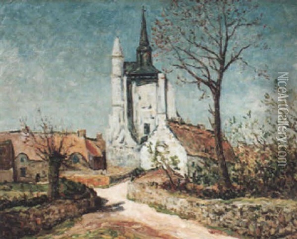 La Chapelle De Saint-avoye En Bretagne Oil Painting - Maxime Maufra