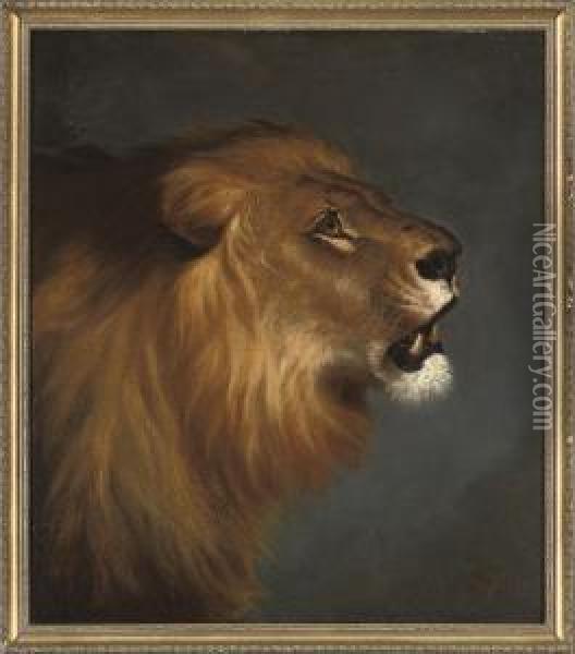 Lord Of The Pride Oil Painting - Stanley Wilson