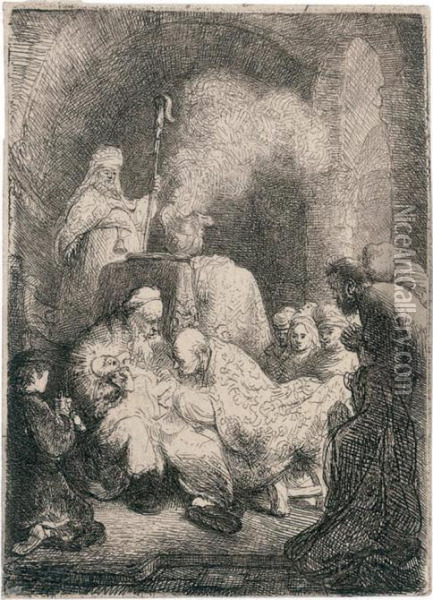 The Circumcision Oil Painting - Rembrandt Van Rijn