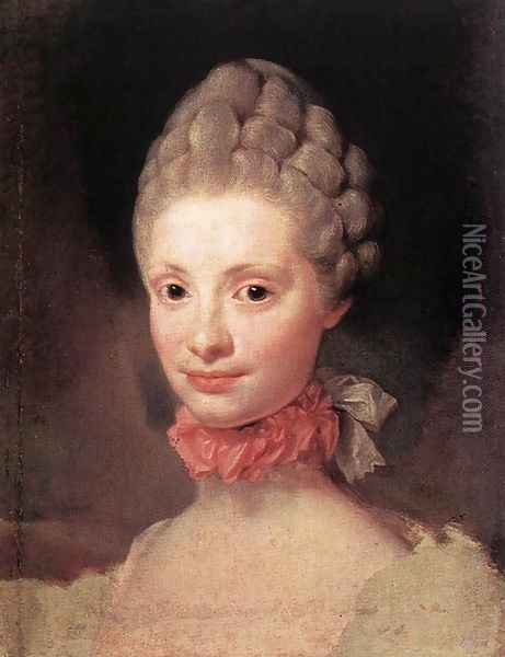 Maria Luisa of Parma 1765 Oil Painting - Anton Raphael Mengs