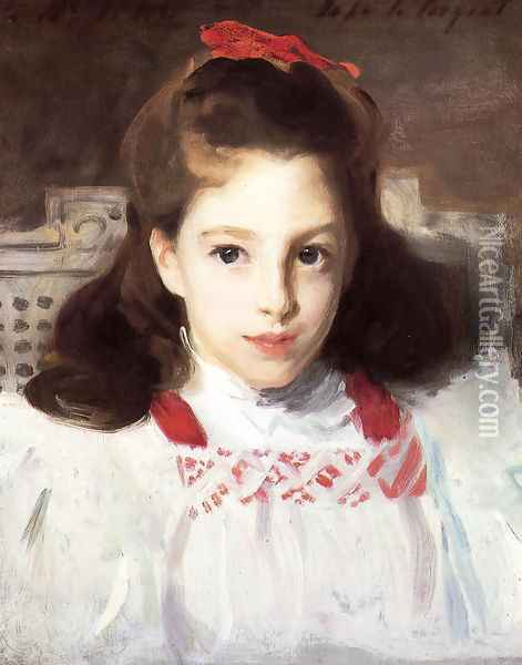 Portrait of Miss Dorothy Vickers Oil Painting - John Singer Sargent