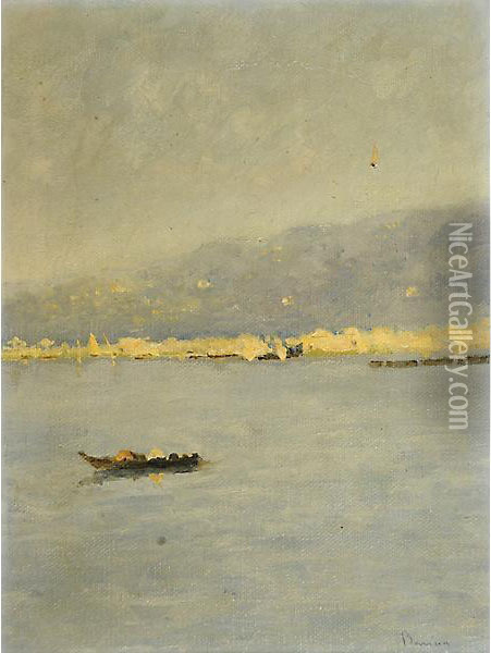 Piccola Marina Oil Painting - Giuseppe Barison