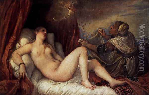 Danaë 2 Oil Painting - Tiziano Vecellio (Titian)