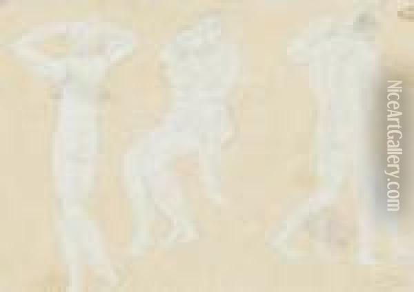 Studie Zu Einem Liebespaar Oil Painting - Auguste Rodin