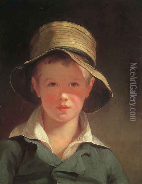 The Torn Hat 1820 Oil Painting - Thomas Sully