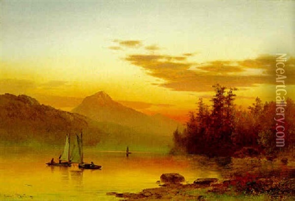 Lake Luzerne, New York Oil Painting - George Herbert McCord