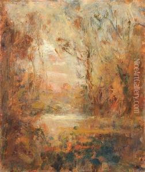 Paysage De Loire Oil Painting - Louis Noirot