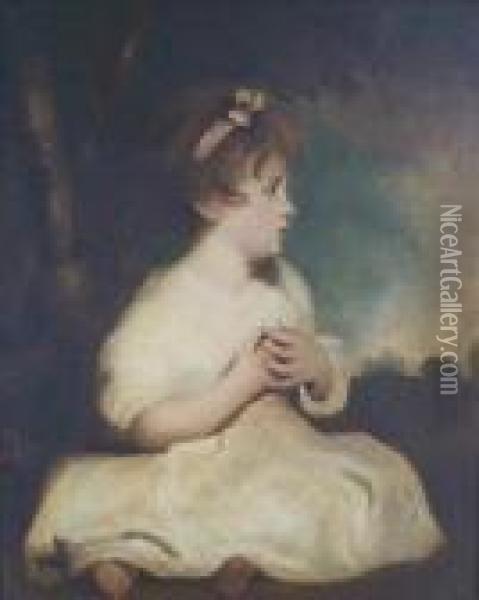 The Age Ofinnocence Oil Painting - Sir Joshua Reynolds