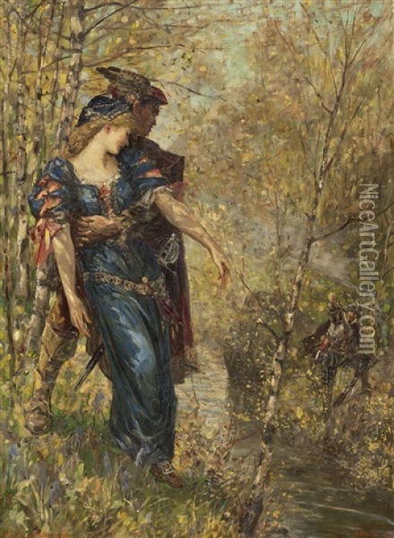 Helen Of Kirkonnell Oil Painting - Henry Justice Ford