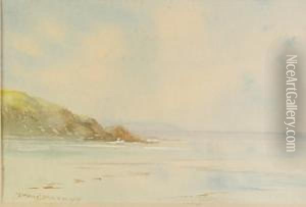 Coastal Landscape Oil Painting - Douglas Alexander