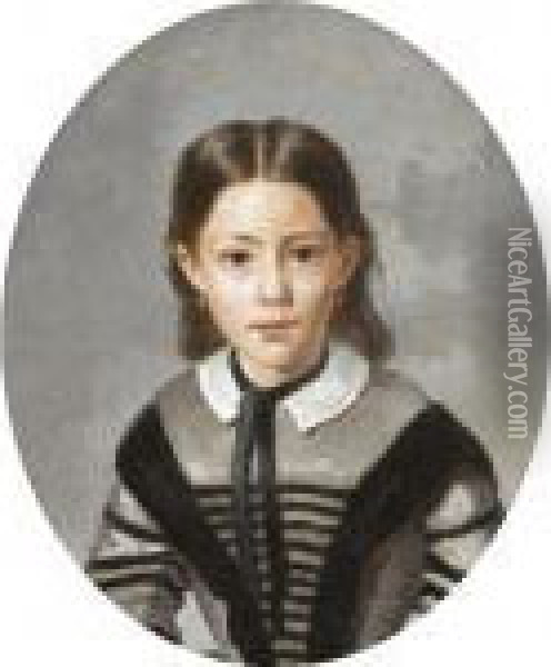 Louise-laure Baudot Oil Painting - Jean-Baptiste-Camille Corot
