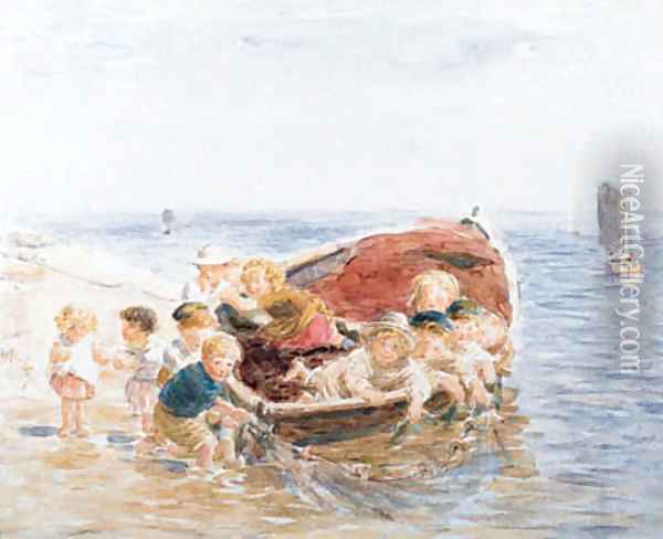 The Young Trawlers 2 Oil Painting - William McTaggart
