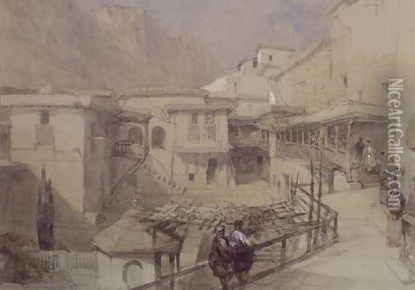 Mount Sinai Oil Painting - David Roberts