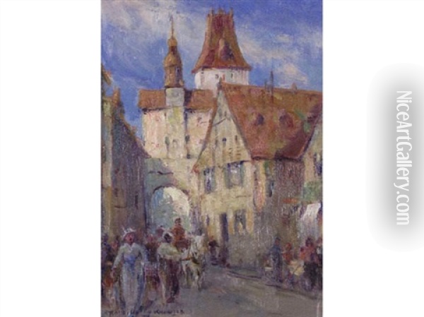 Rothenberg, Germany Oil Painting - Farquhar McGillivray Strachen Knowles