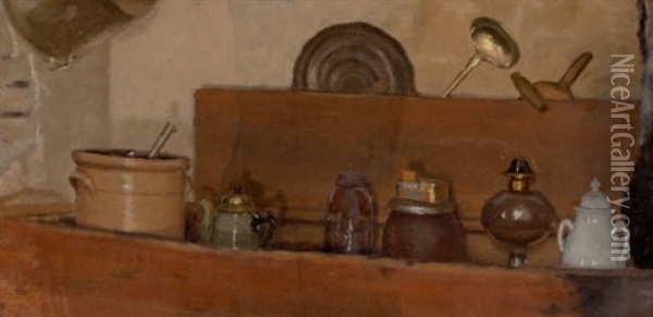 Dry Sink Oil Painting - John Douglass Patrick