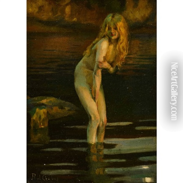 Au Crepuscule Oil Painting - Paul Emile Chabas
