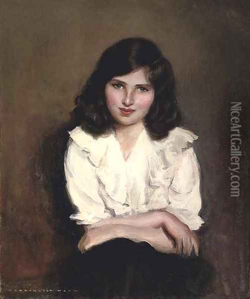 Portrait of Dorothy Duveen Oil Painting - Harrington Mann