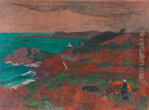 Paysage Breton Oil Painting - Jules Emile Zingg