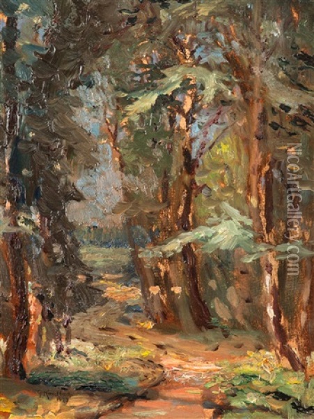 Darswald Oil Painting - Georg Kaulbach