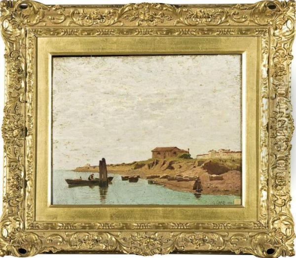 Pace Sulla Laguna Oil Painting - Guglielmo Ciardi