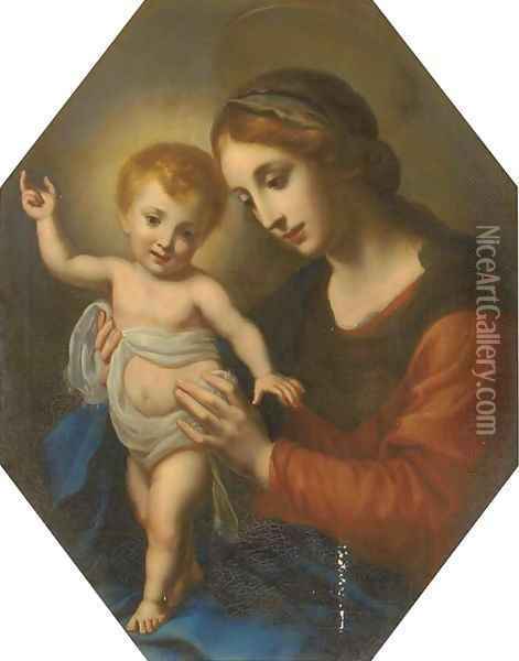 The Madonna and Child Oil Painting - Carlo Dolci