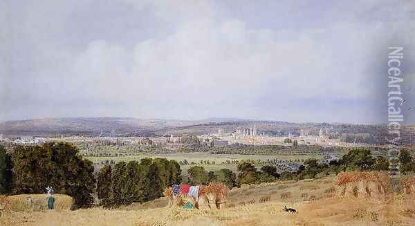 Oxford from Hinksey Hill Oil Painting - William Turner