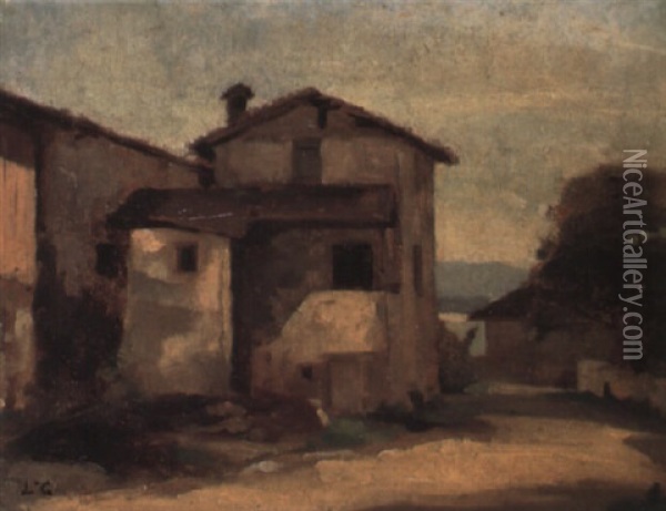 Maison De Village Oil Painting - Leon Gaud