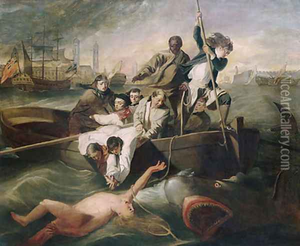 Watson and the Shark 1778 Oil Painting - Anonymous Artist
