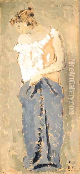 Mere et enfant Oil Painting - Jean-Edouard Vuillard