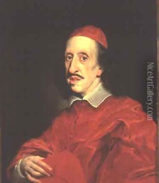 Portrait of Cardinal Leopold de Medici Oil Painting - Giovanni Battista (Baciccio) Gaulli