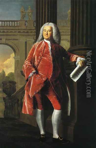 Nathaniel Sparhawk, 1764 Oil Painting - John Singleton Copley