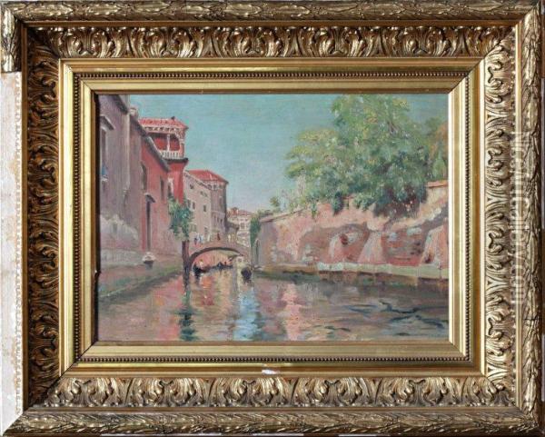 Venise Oil Painting - A. Binder
