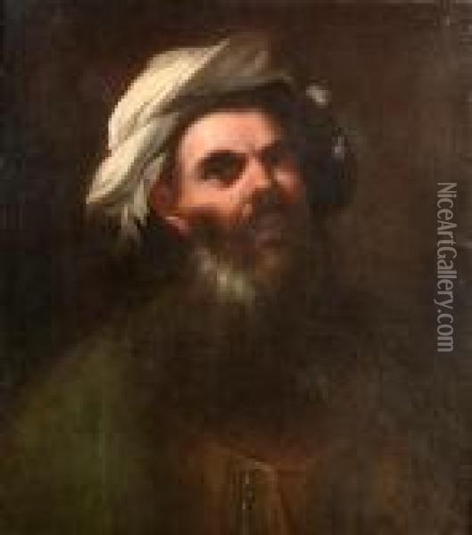 Study Of A Philosopher Oil Painting - Luca Giordano