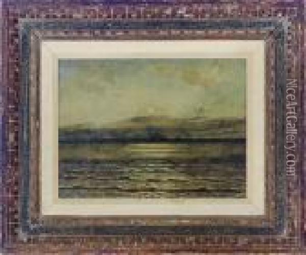 Moonlit Ocean Oil Painting - Louis Michel Eilshemius