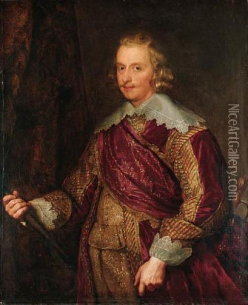 Portrait Of The Cardinal Infante Ferdinand Oil Painting - Sir Anthony Van Dyck
