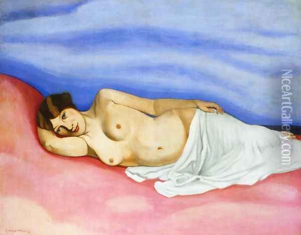 Nude in Bed Oil Painting - Felix Edouard Vallotton