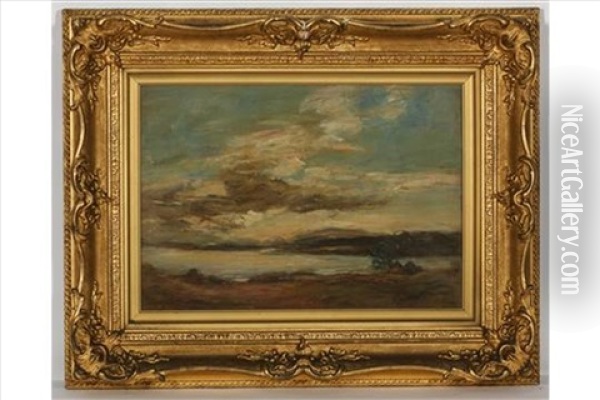 Coastal Scene Oil Painting - Sir James Lawton Wingate