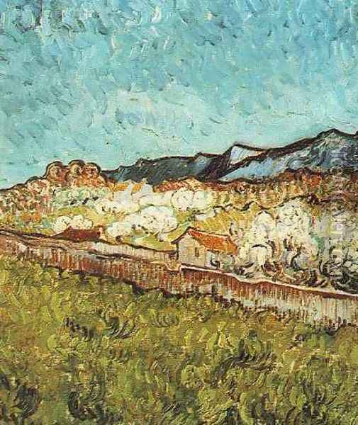 At The Foot Of The Mountains Oil Painting - Vincent Van Gogh