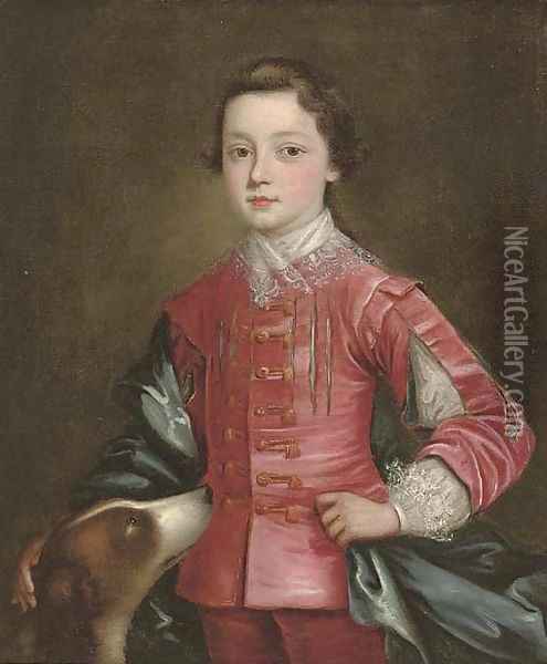 Portrait of a boy Oil Painting - Thomas Bardwell