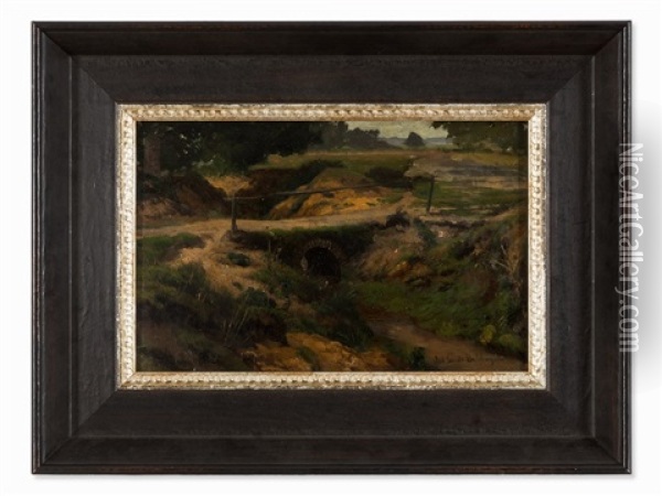 Landscape Oil Painting - Julius Jacobus Van De Sande Bakhuyzen