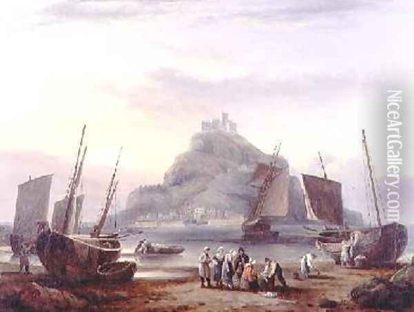 St Michaels Mount 1831 Oil Painting - Thomas Luny