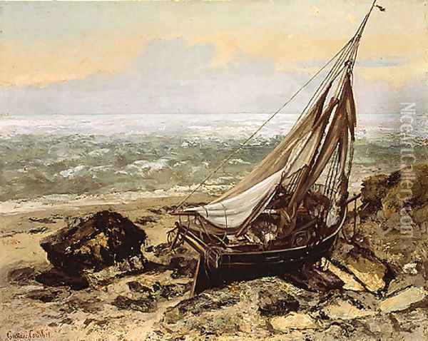 The Fishing Boat 1865 Oil Painting - Gustave Courbet