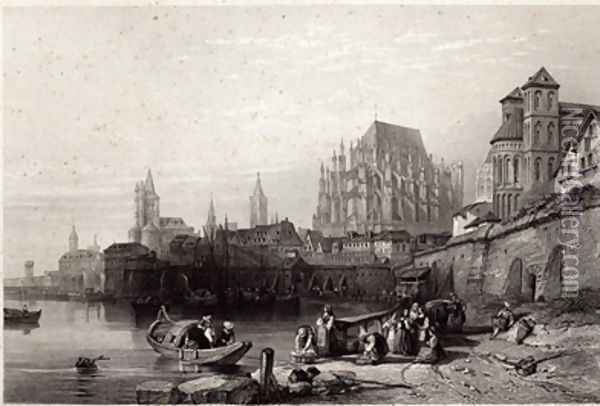 The City of Cologne Oil Painting - William Leighton Leitch